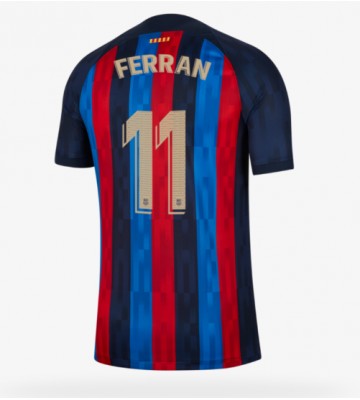 Barcelona Ferran Torres #11 Hjemmedrakt 2022-23 Kortermet